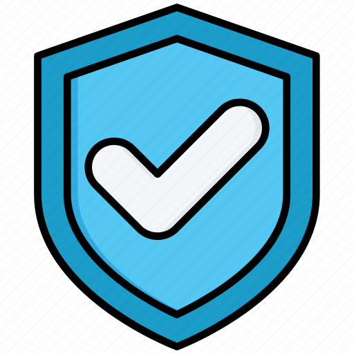 Seo, shield, protection, security, check, successfully icon - Download on Iconfinder