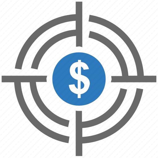 Dollar, investment, profit, seo, target icon - Download on Iconfinder