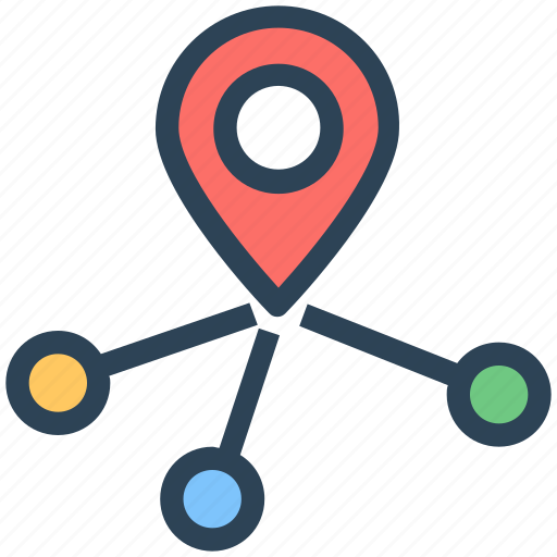 Direction, location, map pin, marker, seo icon - Download on Iconfinder