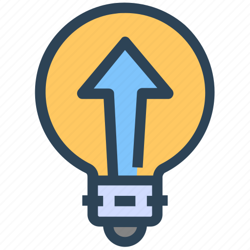 Bulb light, creativity, idea, seo, upload, web icon - Download on Iconfinder