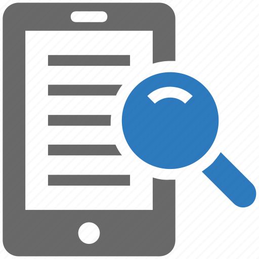Find, magnify glass, mobile, search, seo, smartphone, web icon - Download on Iconfinder