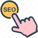 click, hand, optimization, search engine, seo, web 