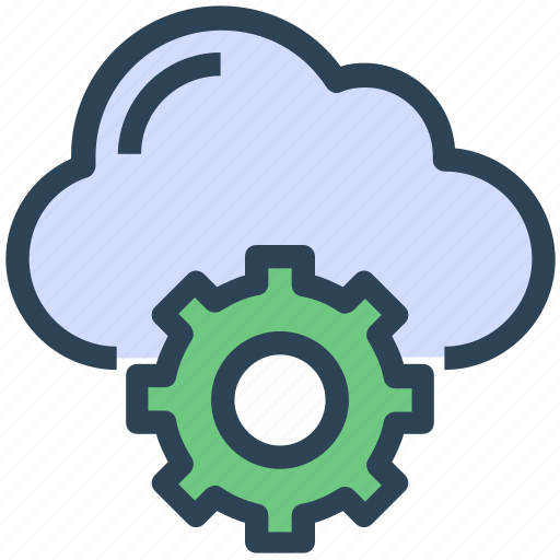 Cloud, gear, seo, settings, storage icon - Download on Iconfinder