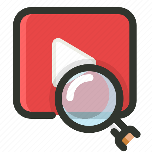 Marketing, search, video icon - Download on Iconfinder