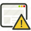 alert, browser, error, warning 