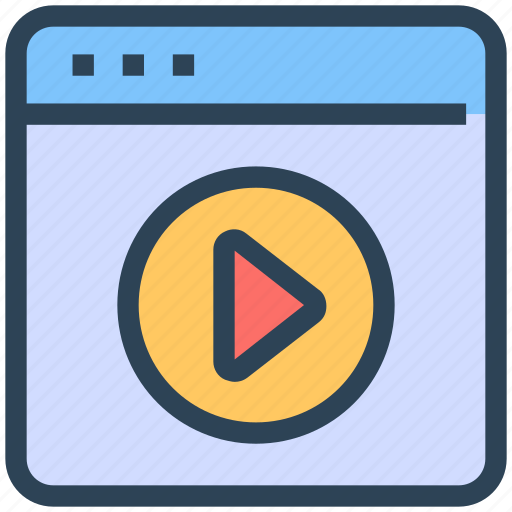 Browser, media play, seo, video, web, webpage icon - Download on Iconfinder