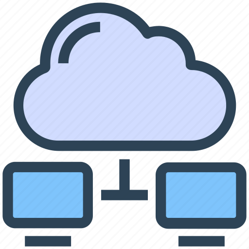 Cloud computing, devices, network, seo, sharing, web icon - Download on Iconfinder