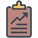 clipboard, monitoring, report, sales, seo, statistics