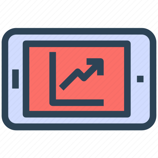 Analytics, diagram, mobile, seo, statistics, web icon - Download on Iconfinder