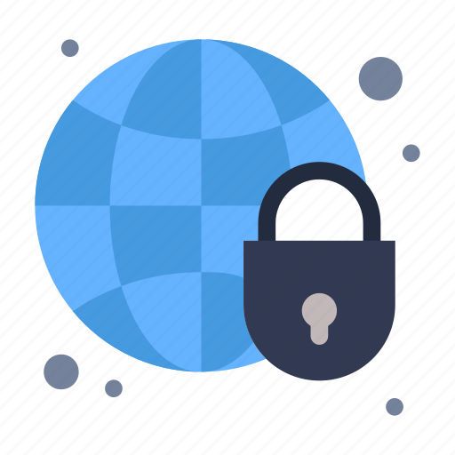 Global, globe, lock, security icon - Download on Iconfinder