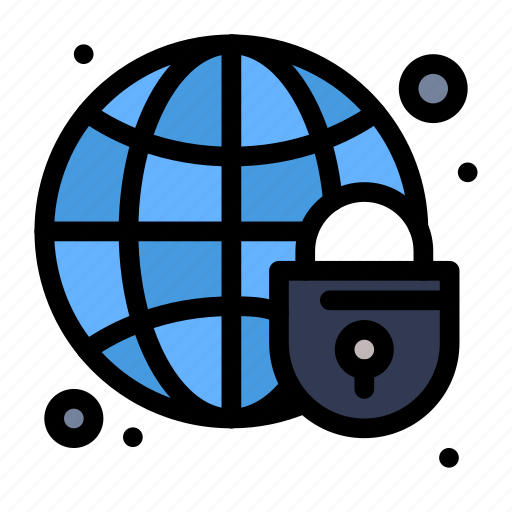 Global, globe, lock, security icon - Download on Iconfinder