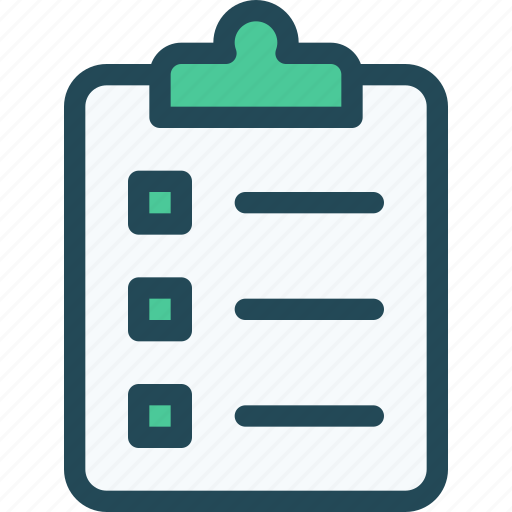 Checklist, list, organizer, record, survey, tasks, todo icon - Download on Iconfinder