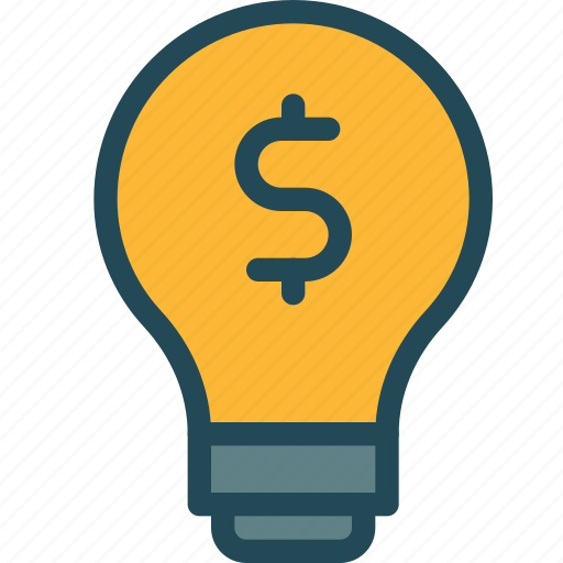 Budget plan, bulb, dollar, income, investment, money, profit icon - Download on Iconfinder