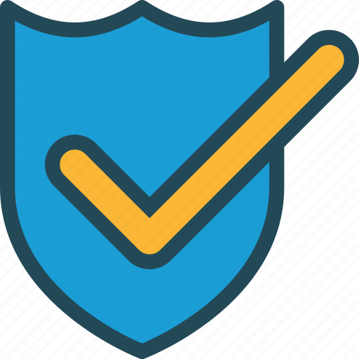 Accept, brand, checkmark, protect, safe, secure, shield icon - Download on Iconfinder