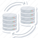 data, database, server, storage