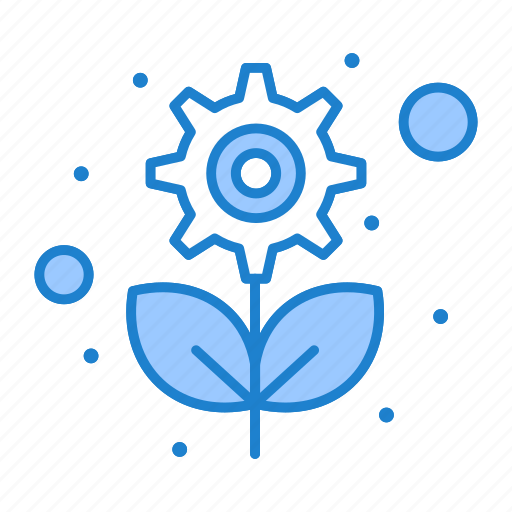 Gear, plant, recycling, sustainable icon - Download on Iconfinder