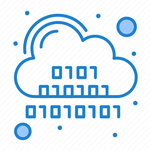 Binary, cloud, code, digital, server icon - Download on Iconfinder