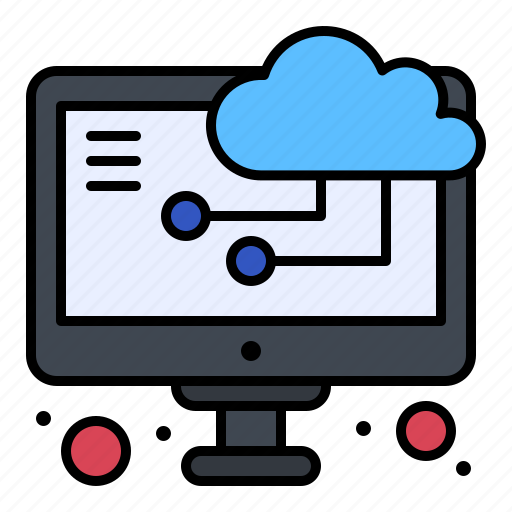 Cloud, computing, monitor icon - Download on Iconfinder