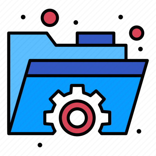 Folder, gear, settings icon - Download on Iconfinder
