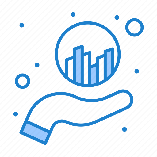 Analysis, graph, hand, report icon - Download on Iconfinder