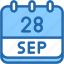 calendar, september, twenty, eight, date, monthly, time, month, schedule 