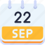calendar, september, twenty, two, date, monthly, time, month, schedule 