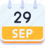 calendar, september, twenty, nine, date, monthly, time, month, schedule 