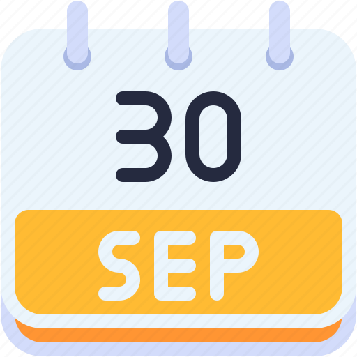 Calendar, september, thirty, date, monthly, time, and icon - Download on Iconfinder