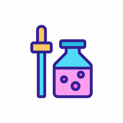 Chemical, cosmetic, formula, jar, pipette, production, serum icon - Download on Iconfinder