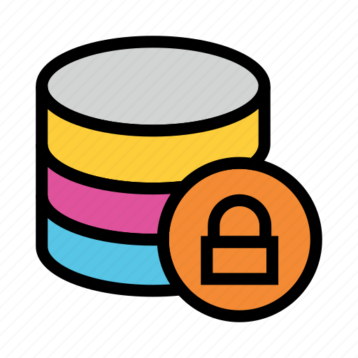Database, lock, protection, secure, server icon - Download on Iconfinder