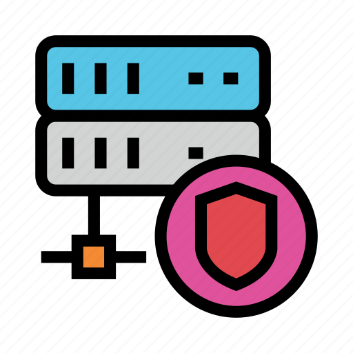 Protection, security, server, shield, storage icon - Download on Iconfinder