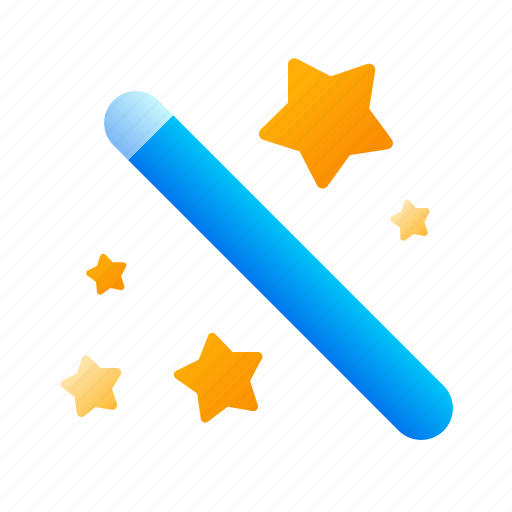 Fairy tale, magic, wand, wizard icon - Download on Iconfinder
