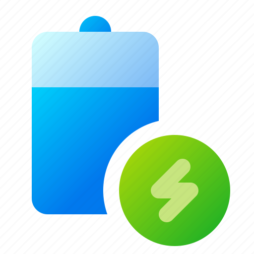 Battery, charge, energy, line icon - Download on Iconfinder