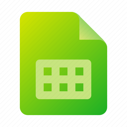 Document, sheet, table, xls icon - Download on Iconfinder