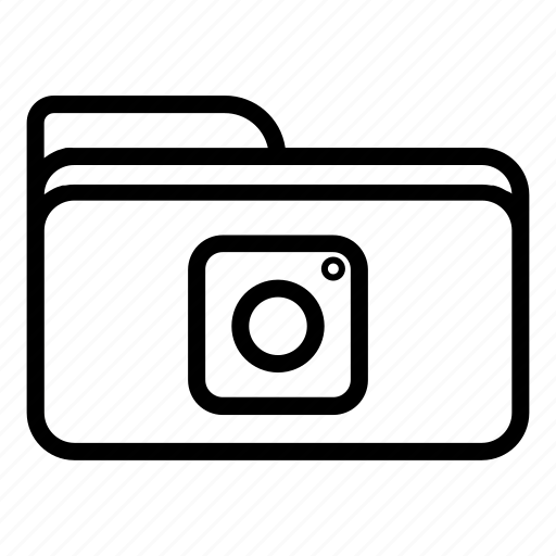 Instagram folder, audio, camera, film, gallery, image, media icon - Download on Iconfinder