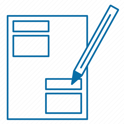 Document, filling, manual filling, manual input, signing icon - Download on Iconfinder