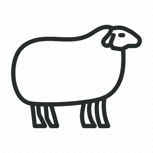 Sheep, animal, lamb, farm, isolated, wool, mammal icon - Download on Iconfinder