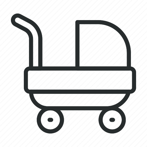 Baby, stroller, carriage, buggy, pram, wheel, child icon - Download on Iconfinder