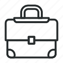 briefcase, case, business, bag, portfolio, insurance, shield, security