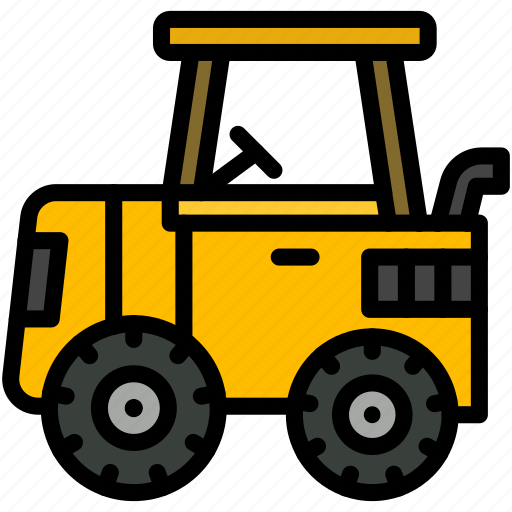 Asphalt, paver, transport, construction, vehicle icon - Download on Iconfinder