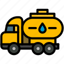 fuel, truck, transport, construction, vehicle