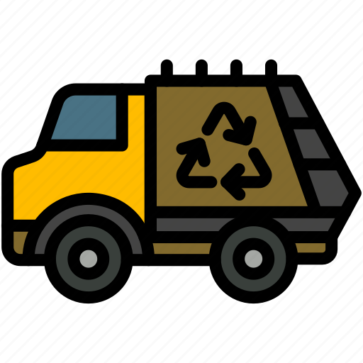 Garbage, truck, transport, construction, vehicle icon - Download on Iconfinder