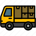 moving, truck, transport, construction, vehicle