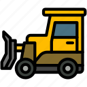 skid, steer, loader, construction, vehicle
