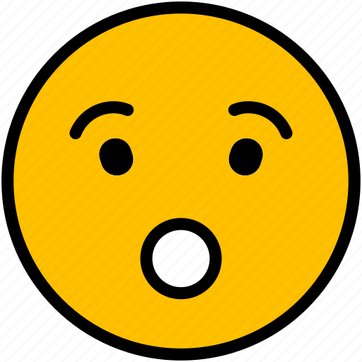 Emoji, face, smiley, emoticon, shocked icon - Download on Iconfinder