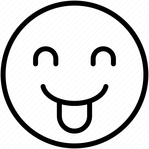 Emoji, face, smiley, emoticon, cheeky icon - Download on Iconfinder