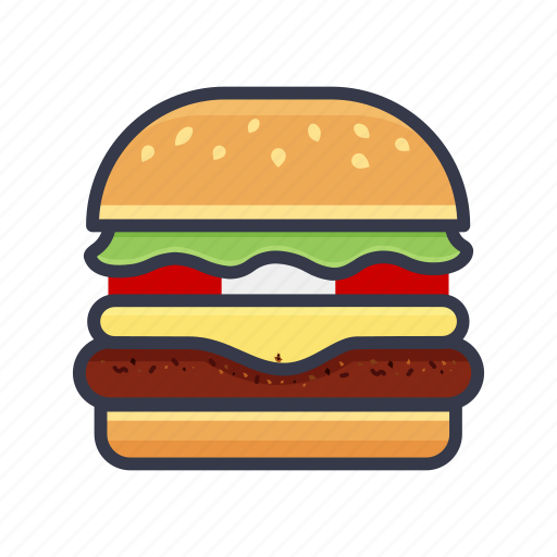 Burger, fast food, food, ham, hamburger, restaurant icon - Download on Iconfinder