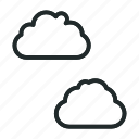 cloud, weather, sky, sign, web, isolated, internet