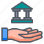 bank, hand, finger, sign, money 