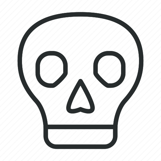 Skull, halloween, death, head, skeleton, horror, bone icon - Download on Iconfinder